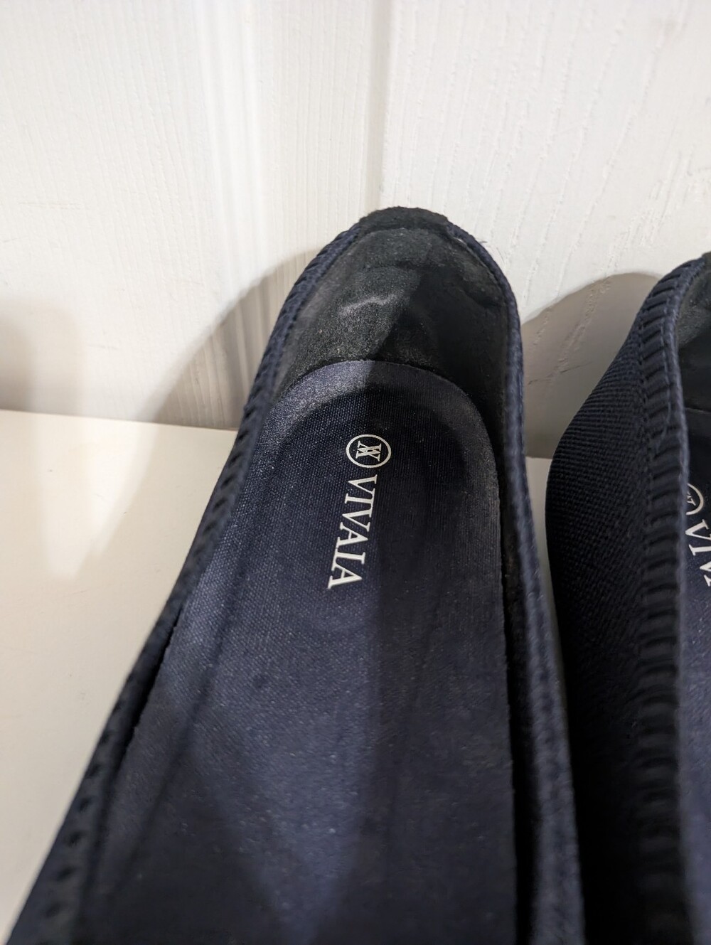 Vivaia Aria Womens Shoes Blue Flats Point Toe Knit Size 39 US 8-8.5 - Picture 5 of 9